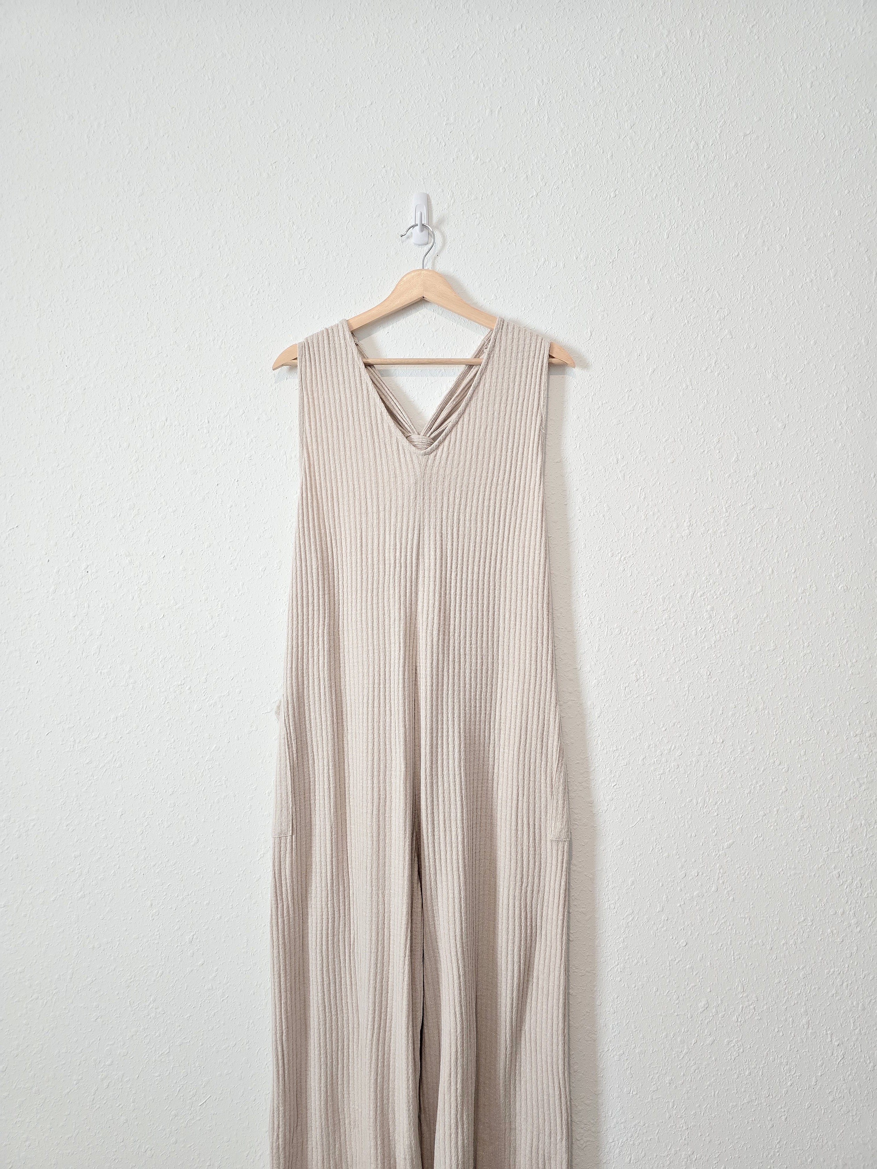 NEW Ribbed Wide Leg Jumpsuit (3X)