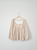 Hayden Linen Blend Blouse (2X)