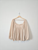 Hayden Linen Blend Blouse (2X)