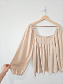 Hayden Linen Blend Blouse (2X)