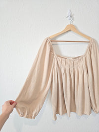 Hayden Linen Blend Blouse (2X)