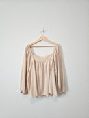 Hayden Linen Blend Blouse (2X)