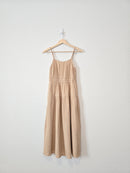 Cotton Smocked Midi Dress (XS)
