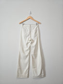 Faherty Ecru Wide Leg Jeans (26)