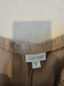 Camel Linen Wide Leg Pants (M)