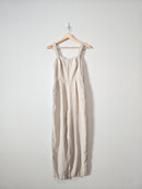 Neutral Linen Blend Jumpsuit (XS)