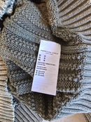 Green Cable Knit Cardigan (M)