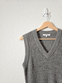 Madewell V Neck Sweater Vest (S)