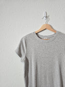 Wilfred Gray Ribbed Tee (L)