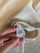 Miou Muse Linen Cotton Wide Leg Overalls (L)