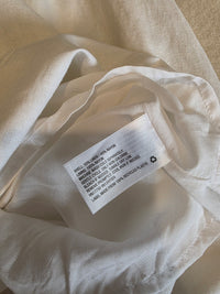 Linen Blend Midi Skirt (L)