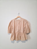 Babydoll Button Back Top (M)