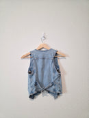 Cropped Denim Vest (XS)