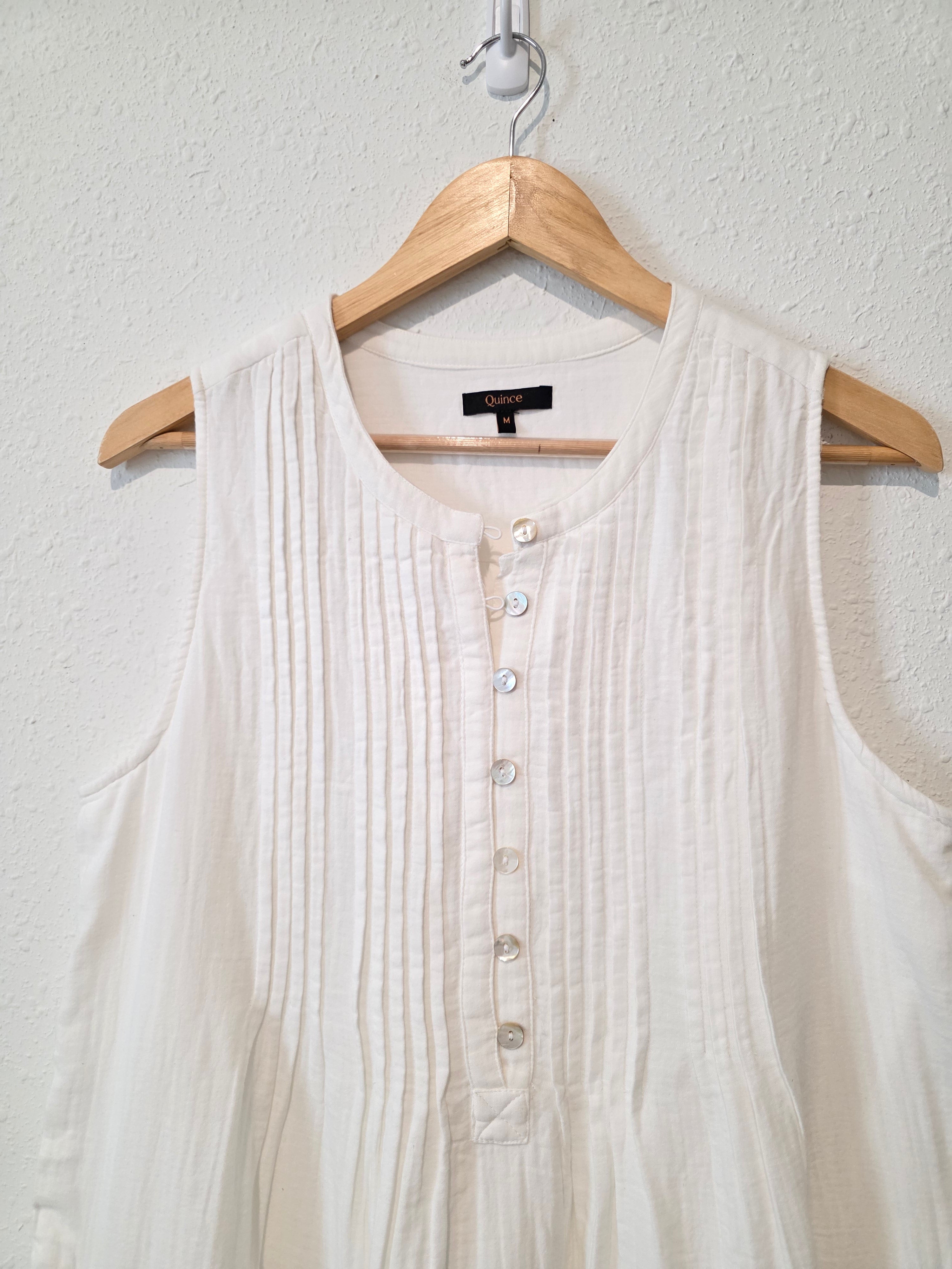 Quince Cotton Gauze Dress (M)