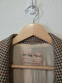 Free People Houndstooth Blazer (XS)