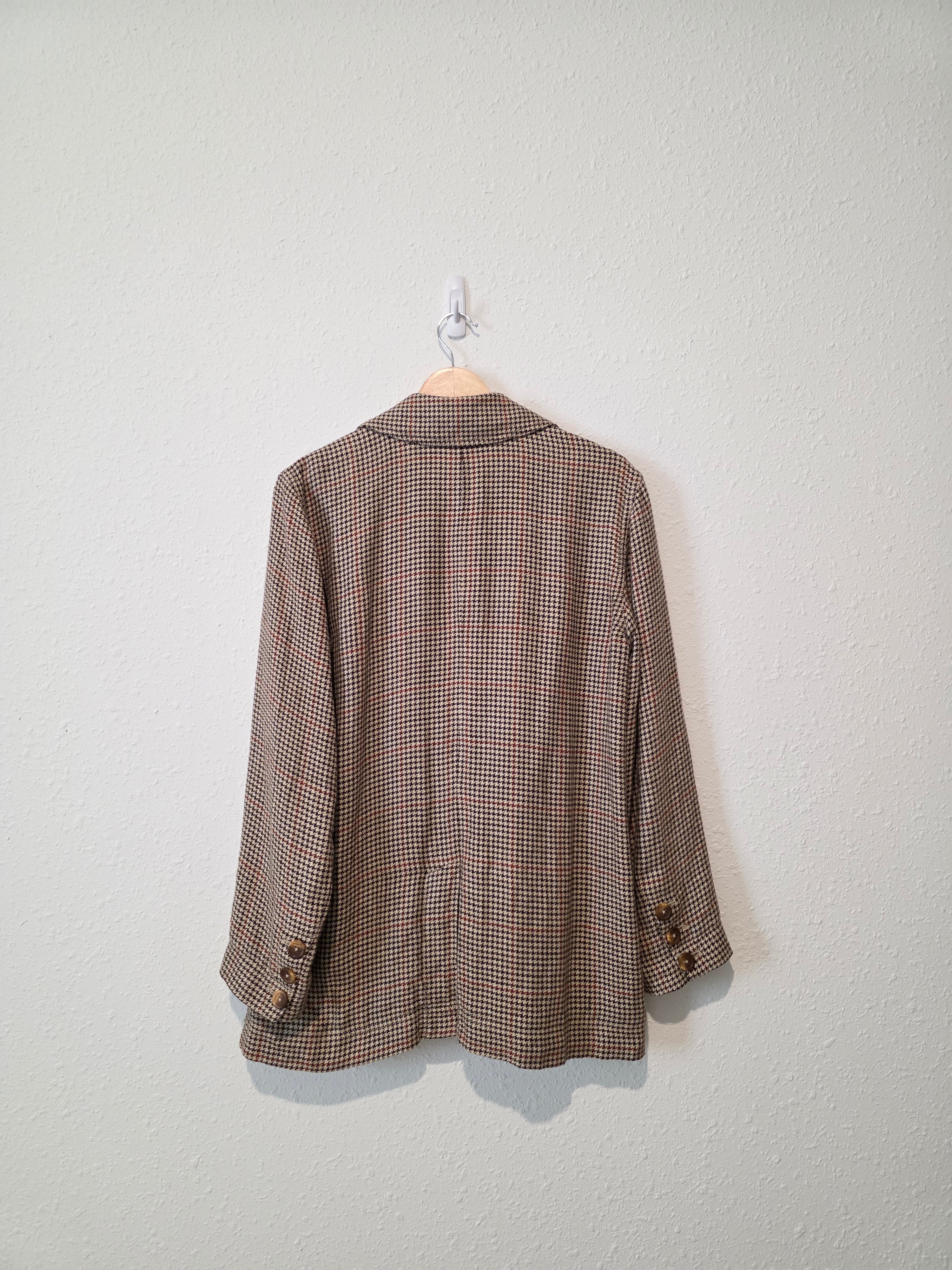 Free People Houndstooth Blazer (XS)