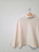 Madewell Ribbed Mockneck Top (S)