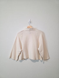 Madewell Ribbed Mockneck Top (S)