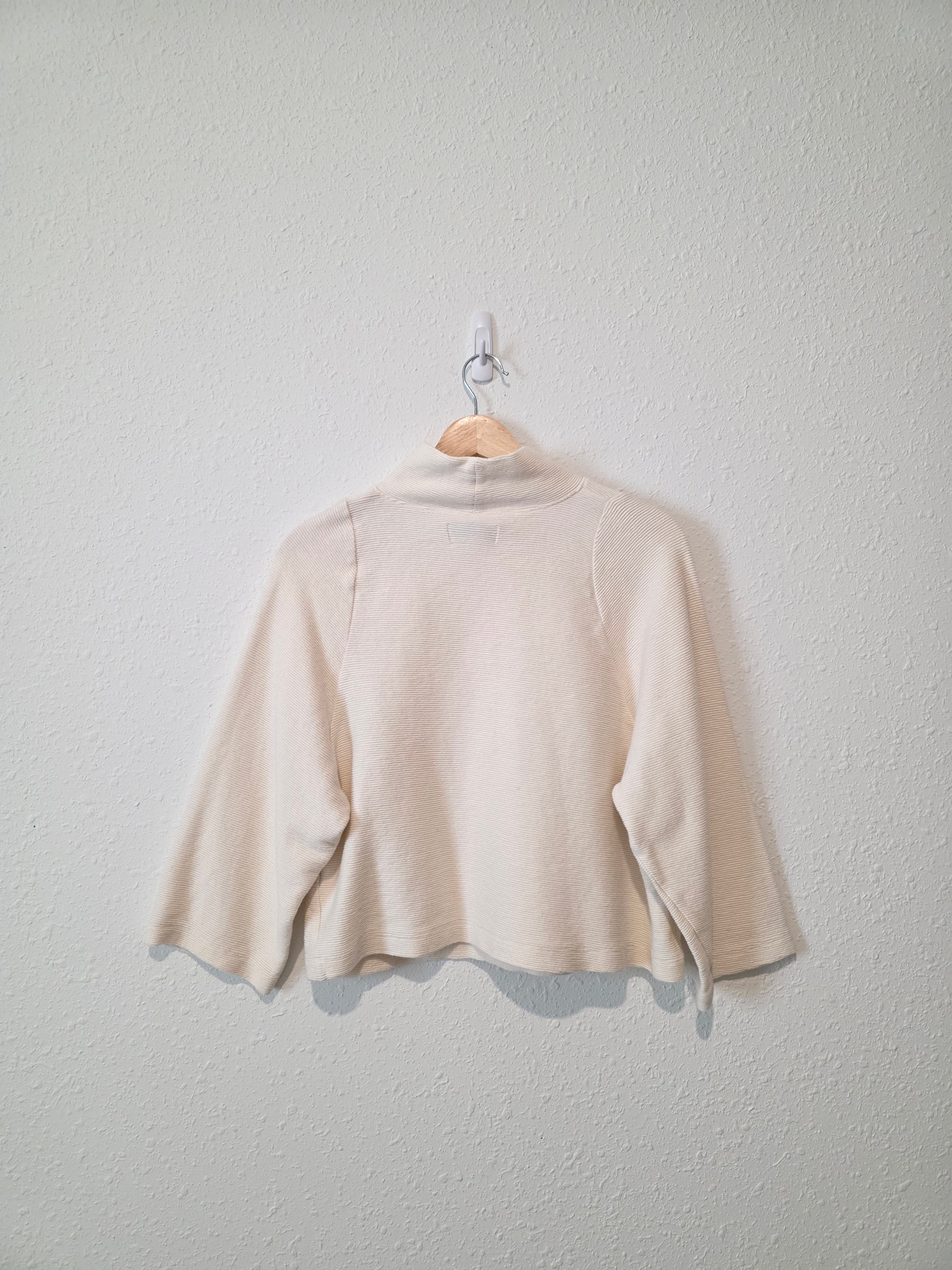 Madewell Ribbed Mockneck Top (S)