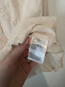 Oat Linen Button Up (L)