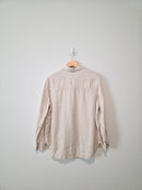 Oat Linen Button Up (L)