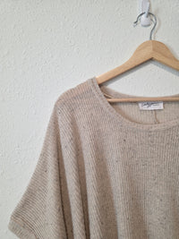 Carly Jean Oversized Knit Tee (S)