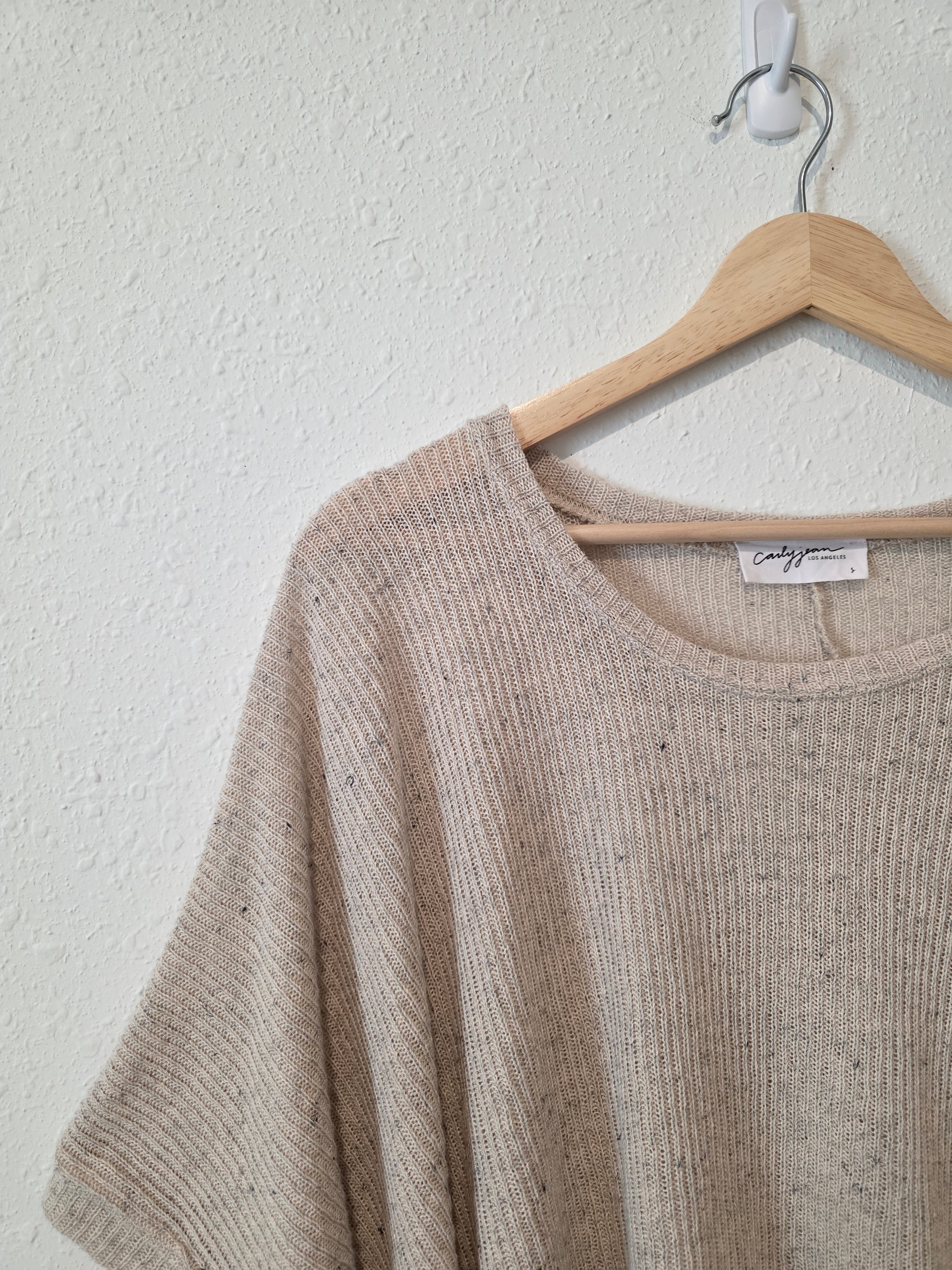 Carly Jean Oversized Knit Tee (S)