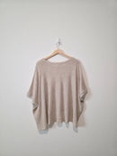 Carly Jean Oversized Knit Tee (S)