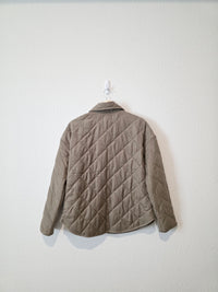 Quilted Button Up Jacket (M/L)