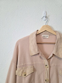Waffle Button Up Shirt (L)