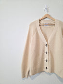 Cozy Ribbed Knit Cardigan (XL)