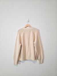 Cozy Ribbed Knit Cardigan (XL)