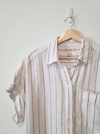 Banana Republic Linen Button Up Shirt (M)