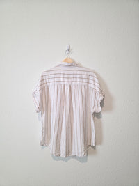 Banana Republic Linen Button Up Shirt (M)