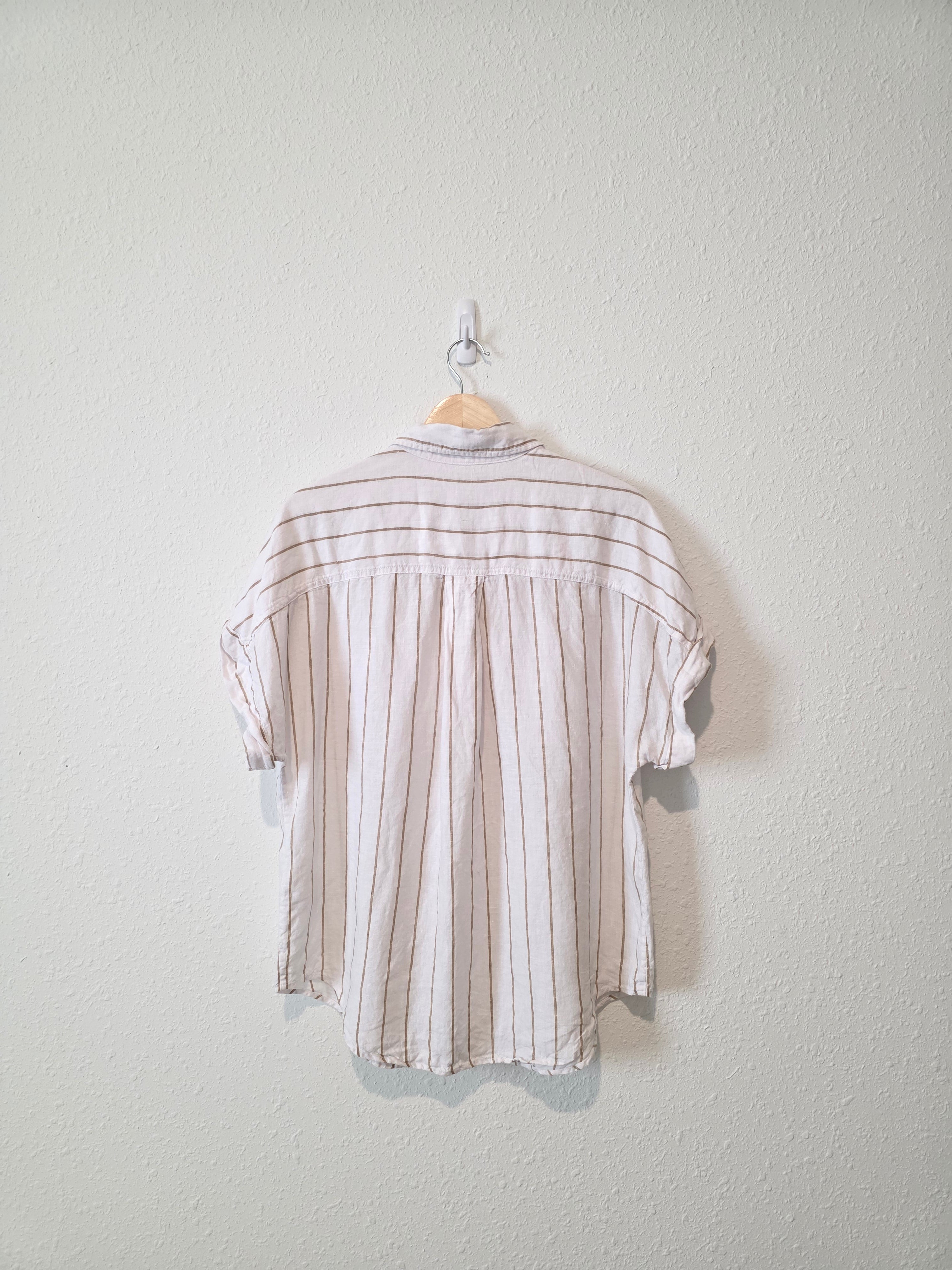 Banana Republic Linen Button Up Shirt (M)