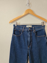 Abercrombie High Rise Ankle Straight Jeans (26/2)