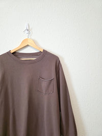 Aerie Brown Crew Sweatshirt (S)