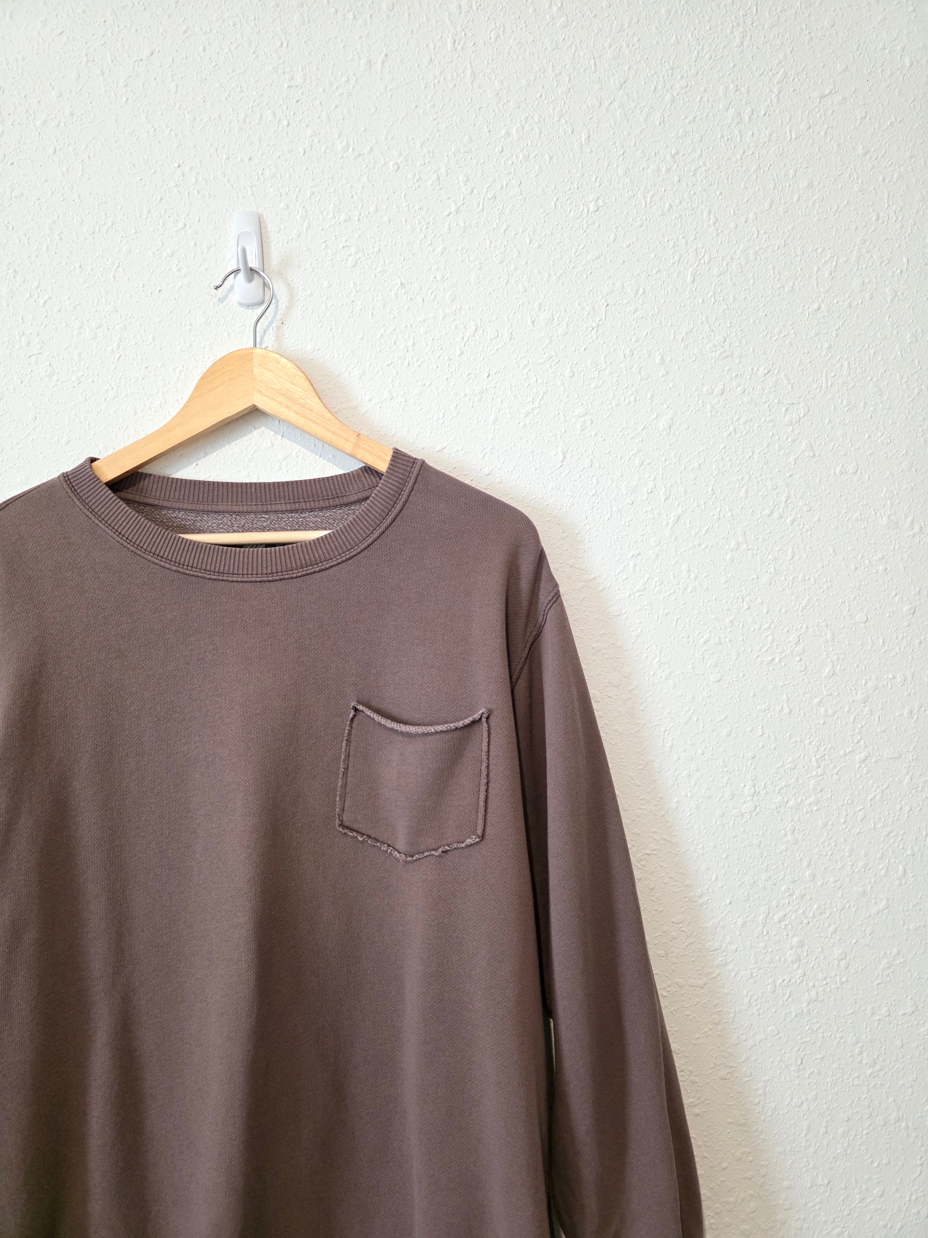 Aerie Brown Crew Sweatshirt (S)