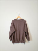 Aerie Brown Crew Sweatshirt (S)