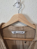 Zara Relaxed Linen Button Up (XS)