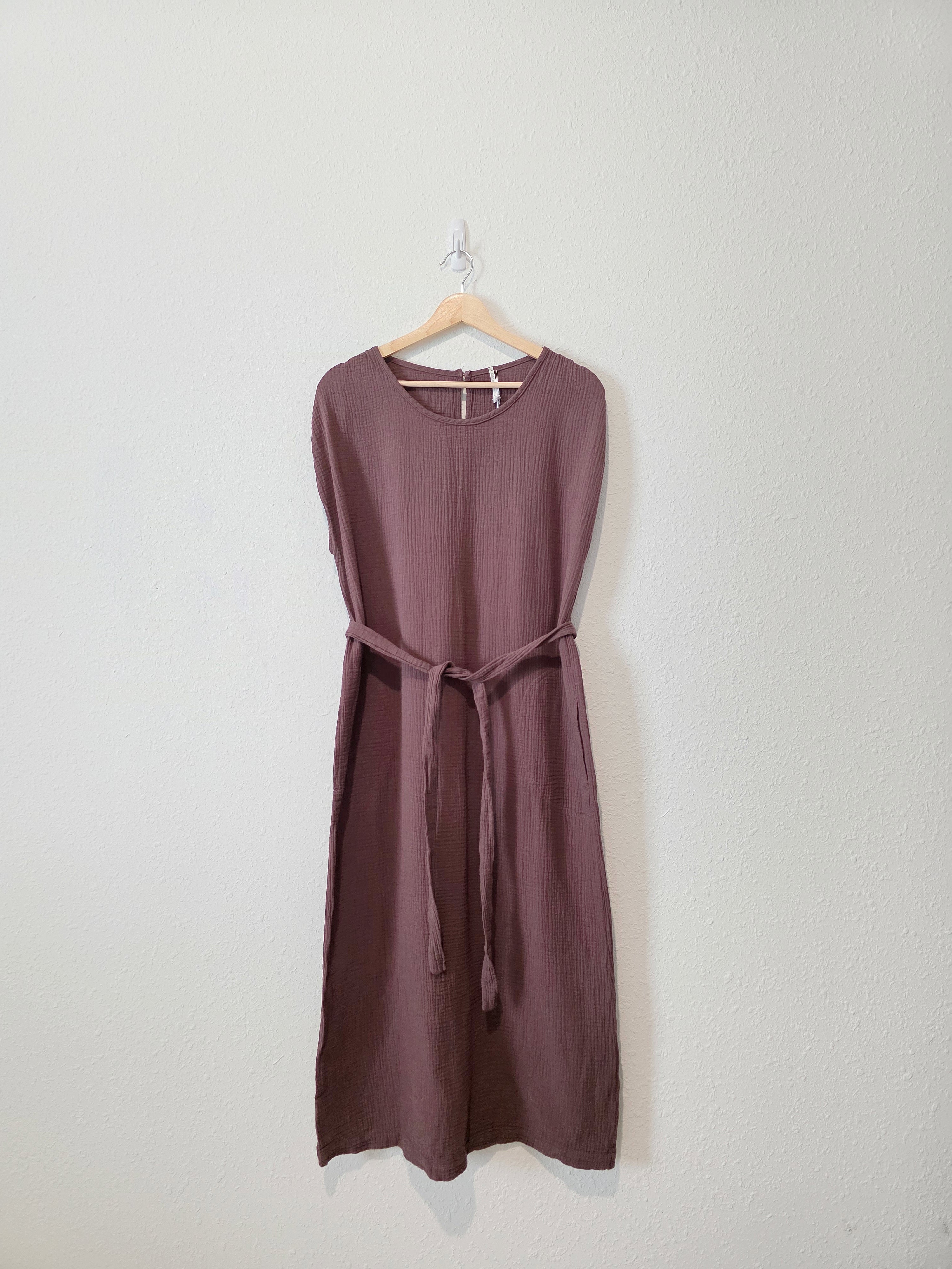 NEW Cotton Gauze Midi Dress (M)