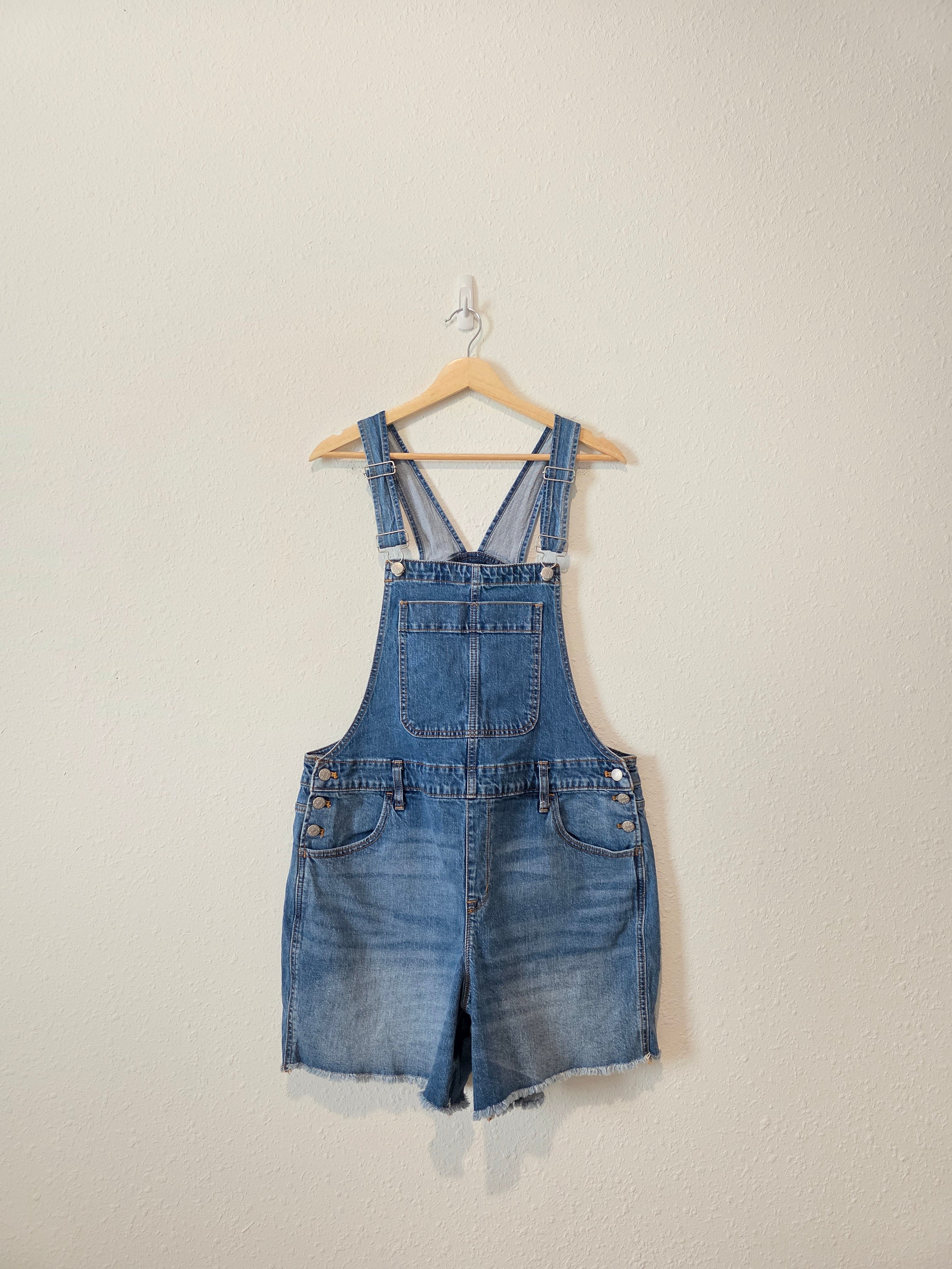 J.Crew Denim Shortalls (L)