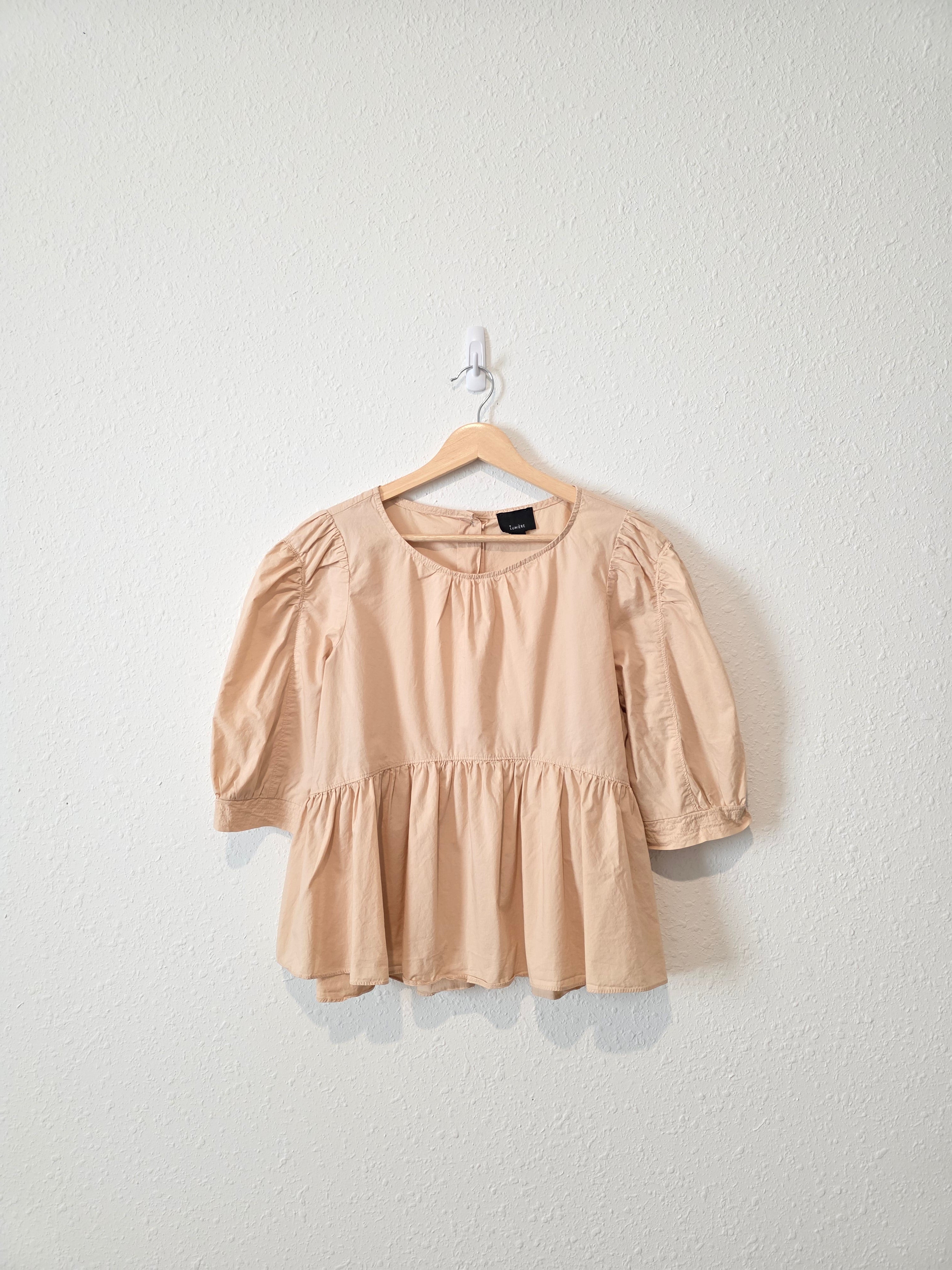 Babydoll Button Back Top (M)