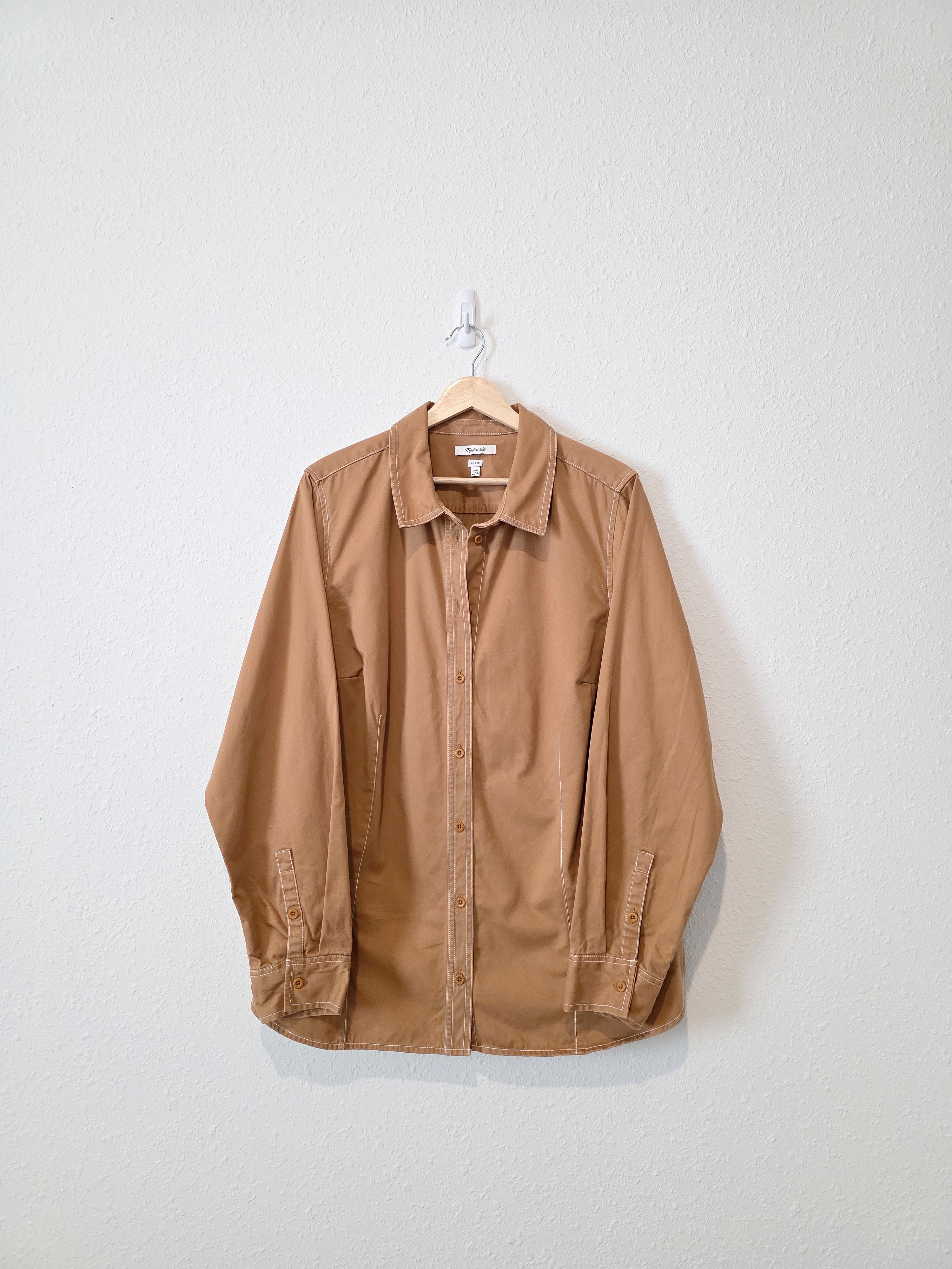 Madewell Button Up Cotton Shirt (20W)