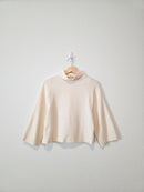 Madewell Ribbed Mockneck Top (S)