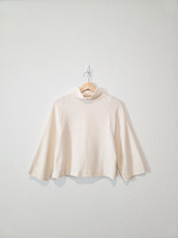 Madewell Ribbed Mockneck Top (S)