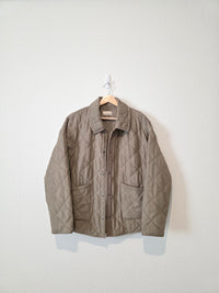 Quilted Button Up Jacket (M/L)