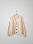 Cozy Ribbed Knit Cardigan (XL)