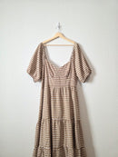 Arula Gingham Midi Dress (3X)