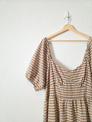 Arula Gingham Midi Dress (3X)